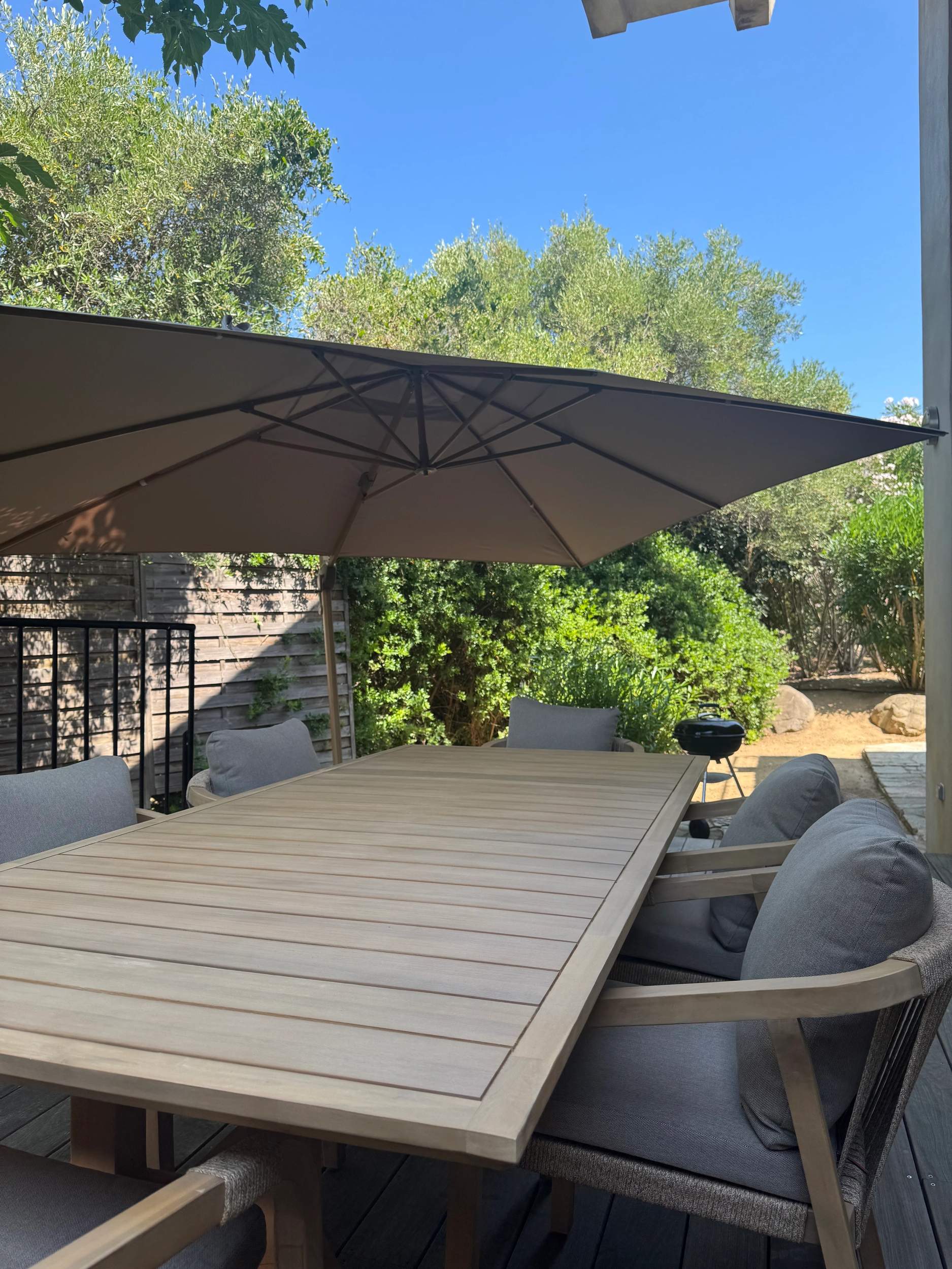 La terrasse de la villa U Castagnu