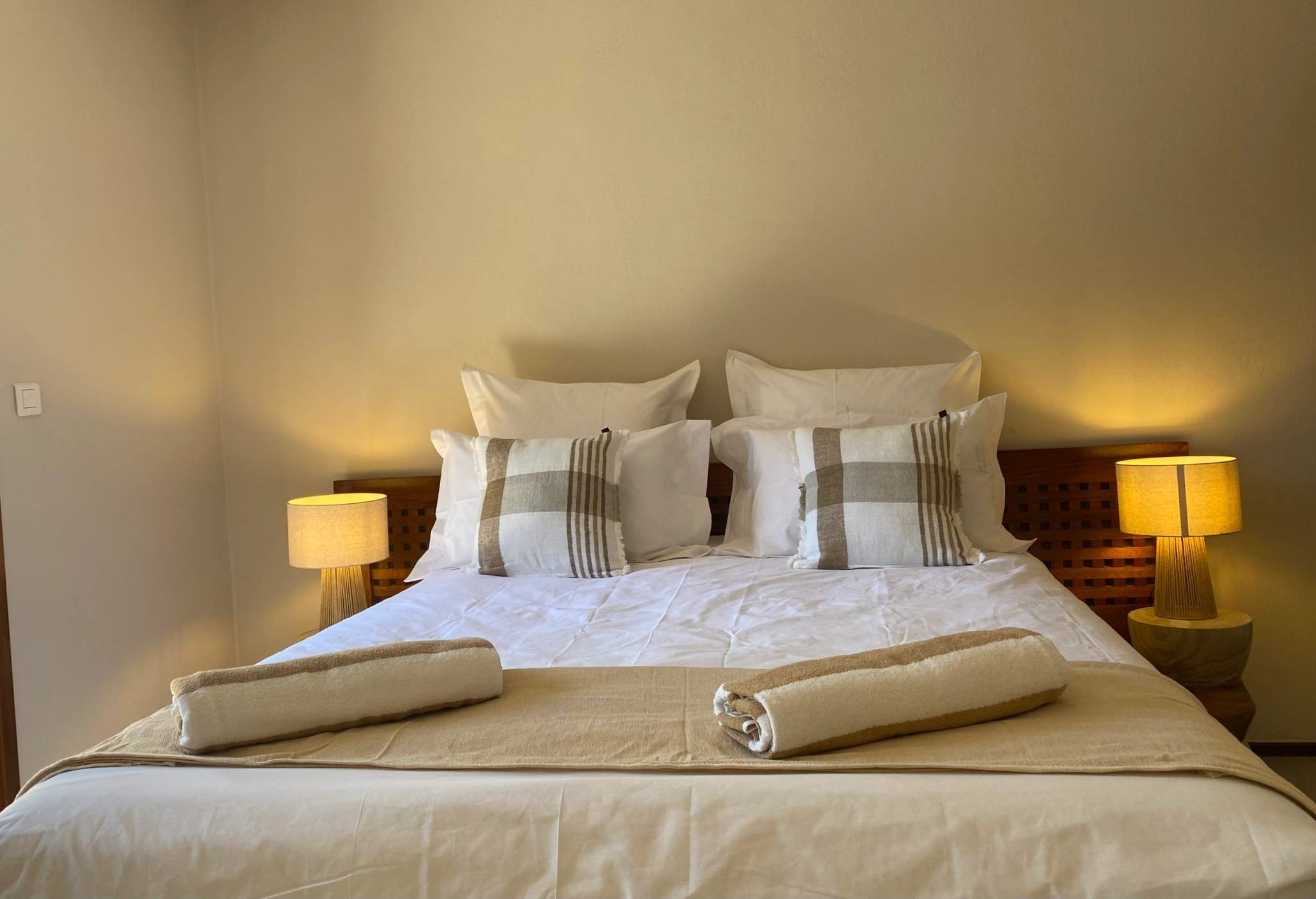 La chambre de la villa Albitru